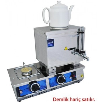 TERMİK TABANLI , ÜSTTEN KAYNAKLI ,GAZLI ( 1..3 DEMLİKLİ , 13...33 Litre ) ÇAY KAZANI 